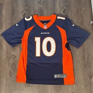 Kids Navy and Orange Nike Sports Jersey